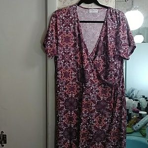 Bobbie Brooks plus size wrap 👗 dress